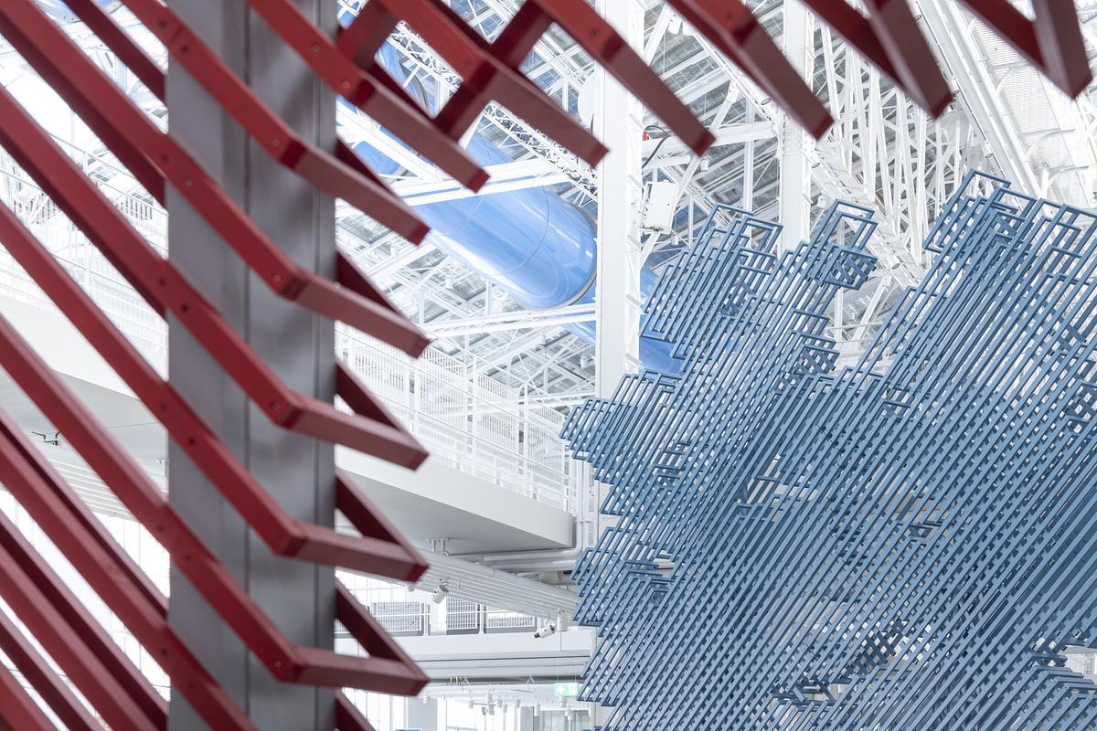 Фрагмент инсталляции на Проспекте ГЭС-2