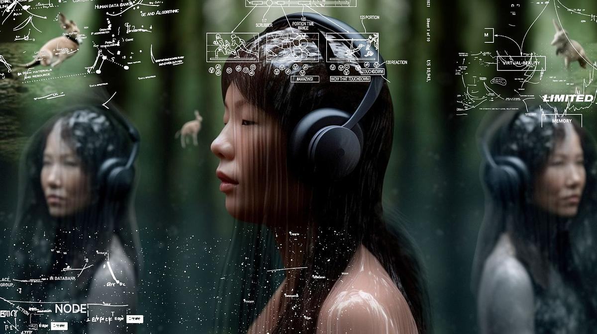 Девушки в наушниках