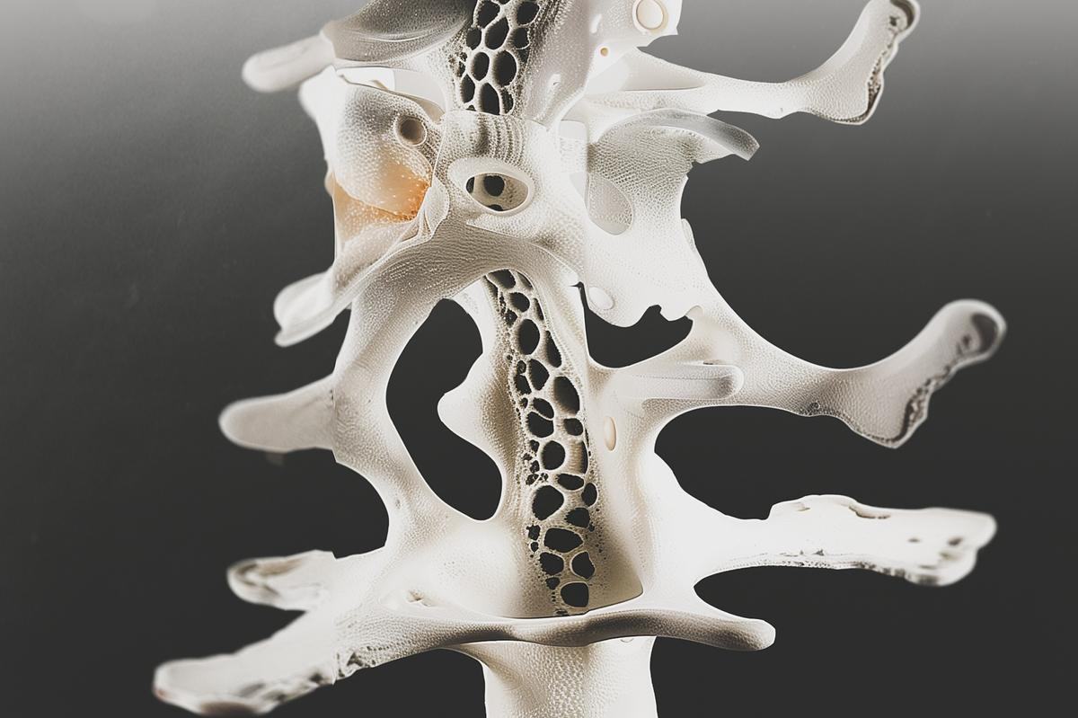 Трехмерное изображение фрагмента кости