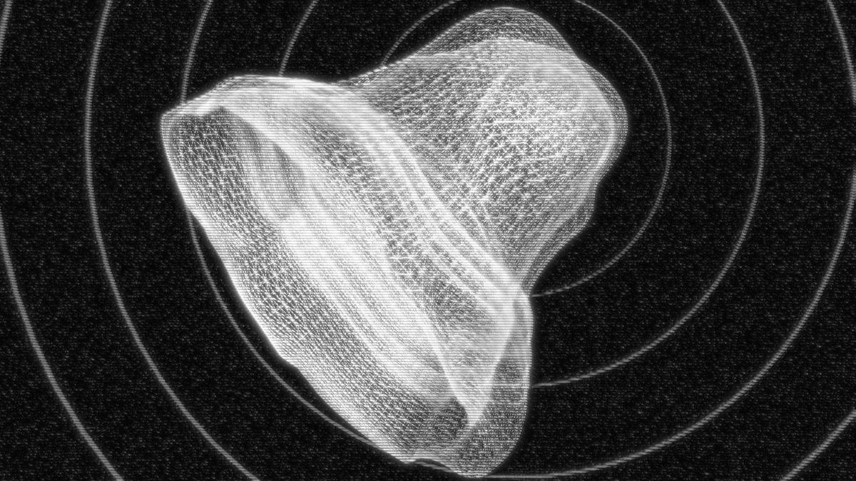 Рисунок колокола с расходящимися звуковыми волнами