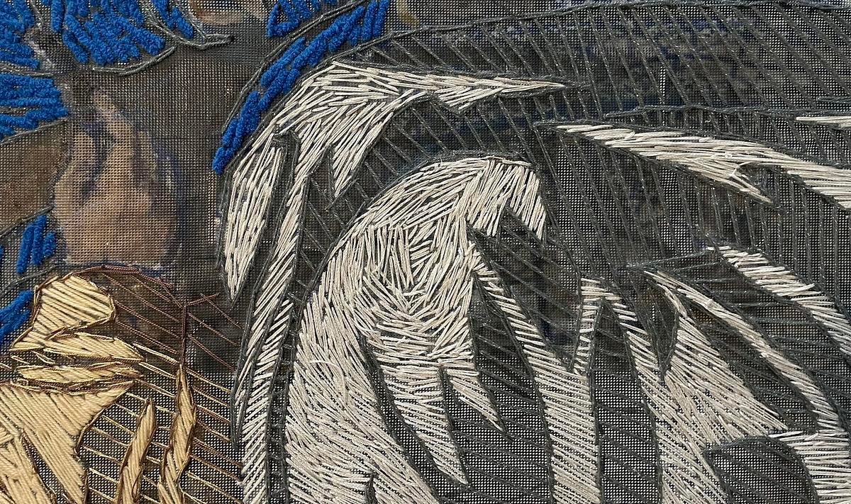 Гобелен из пластиковых волокон