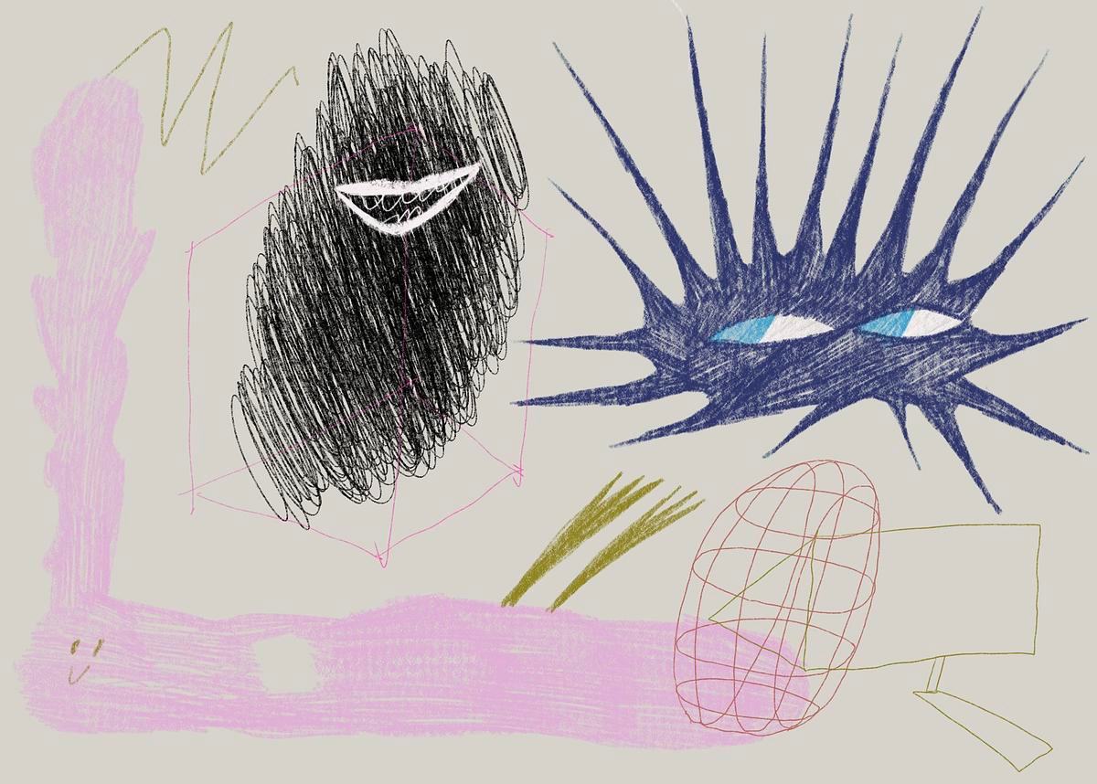 Рисунок с абстрактными фигурами