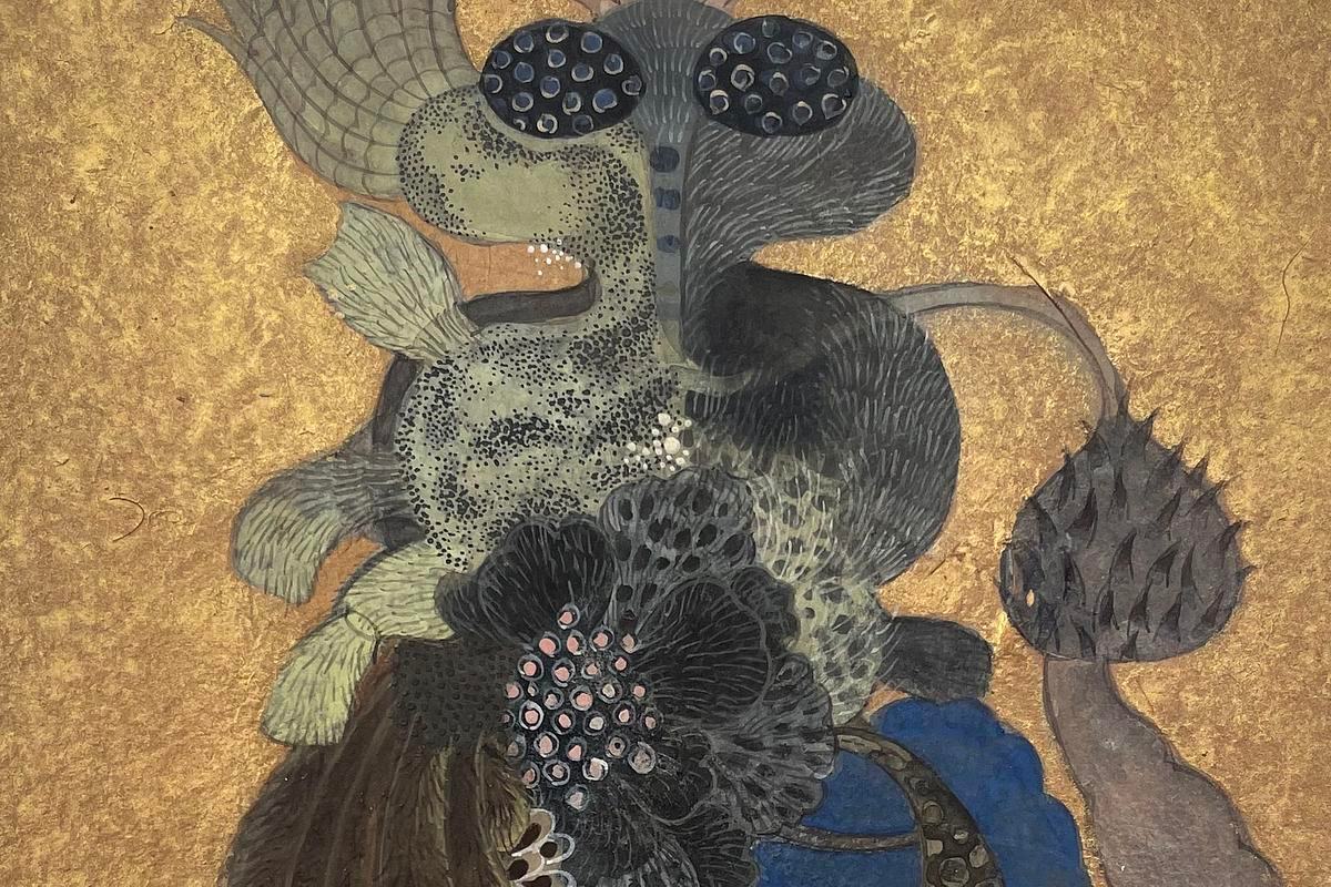 Фото: рисунок непонятная рыба или кактус с глазами