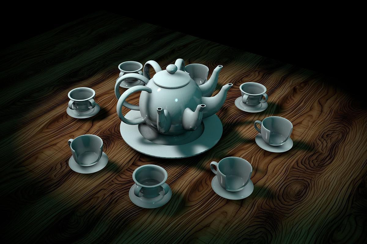 чайник с множеством носиков