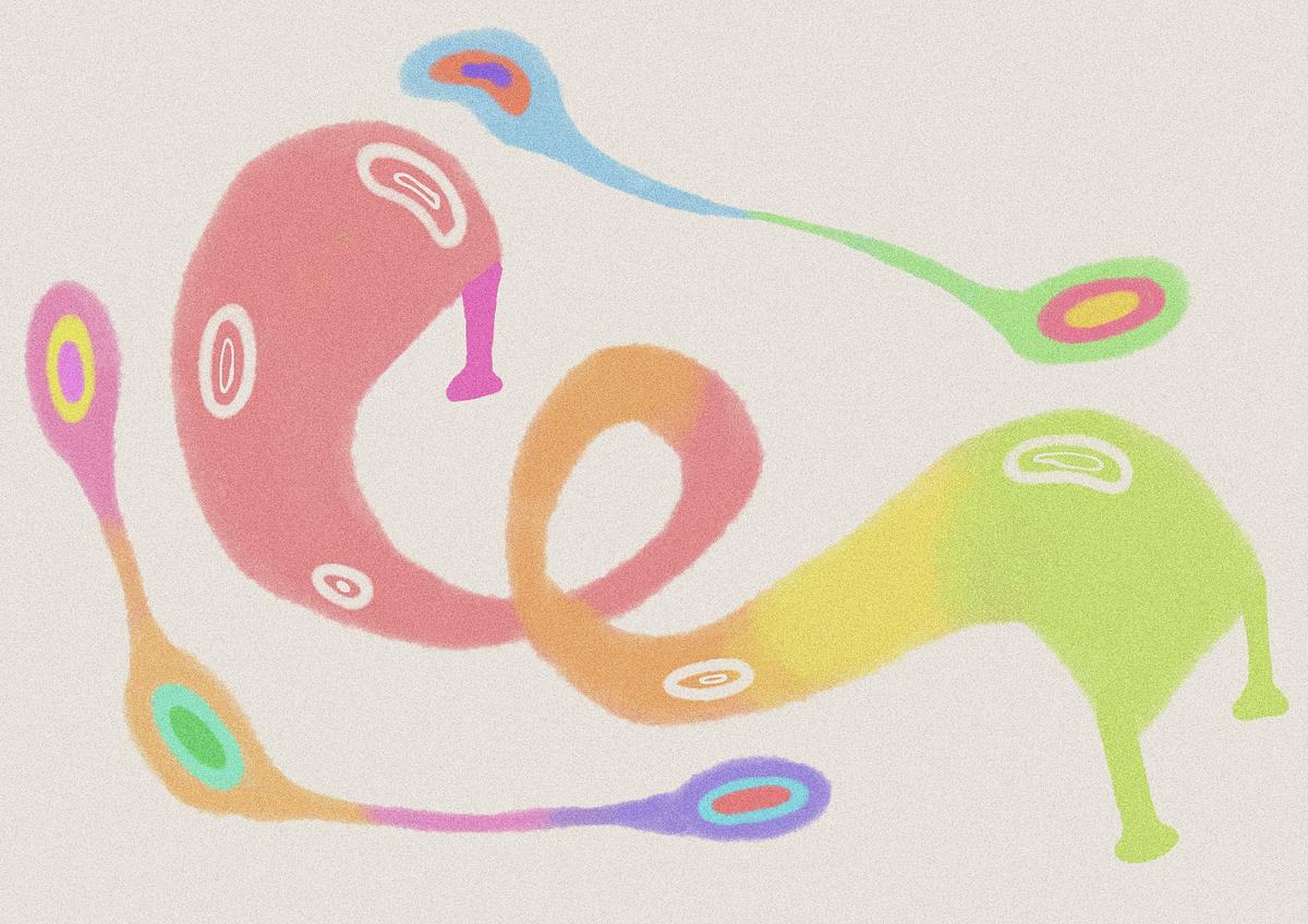 Абстрактное цветное изображение