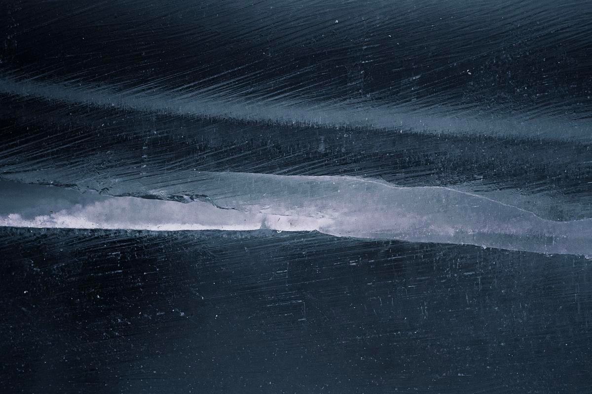 текстура льда крупным планом