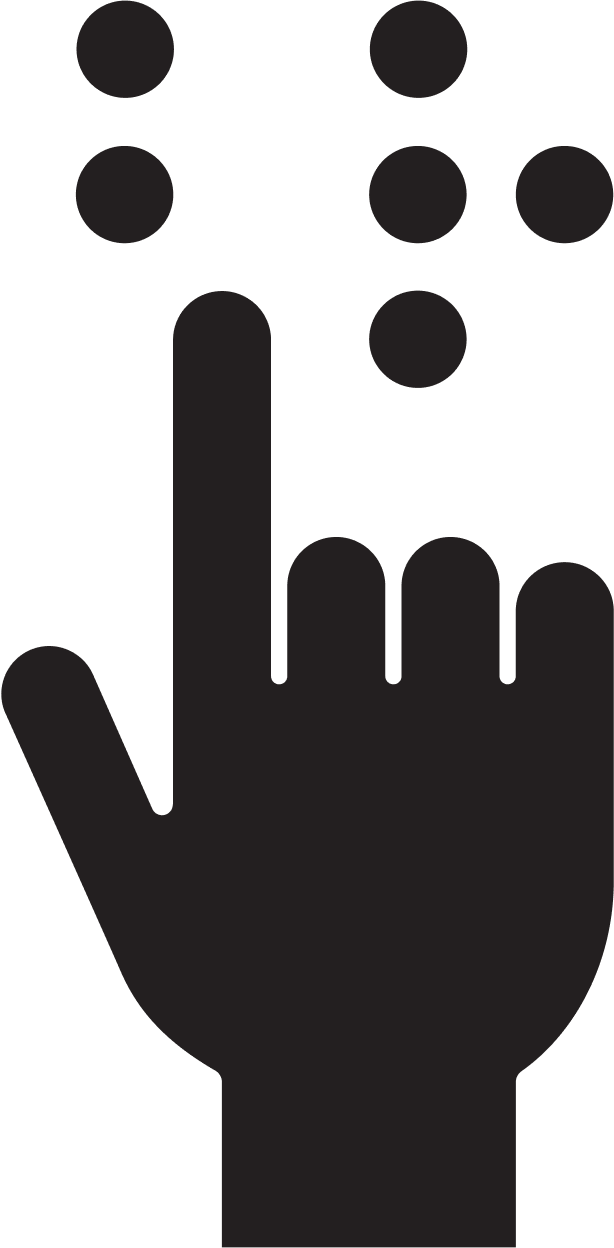 Материалы, напечатанные шрифтом Брайля